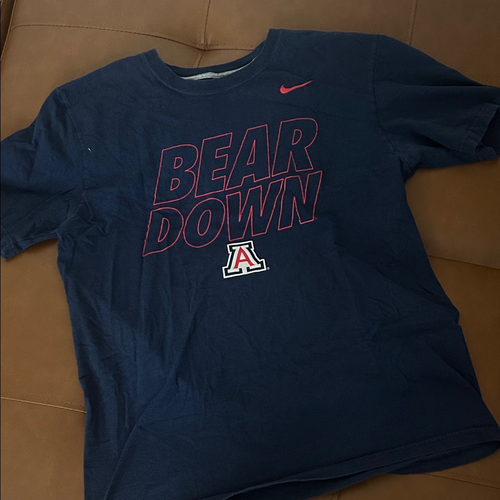 University Of Arizona "Bear Down" Nike Tee Men's Medium